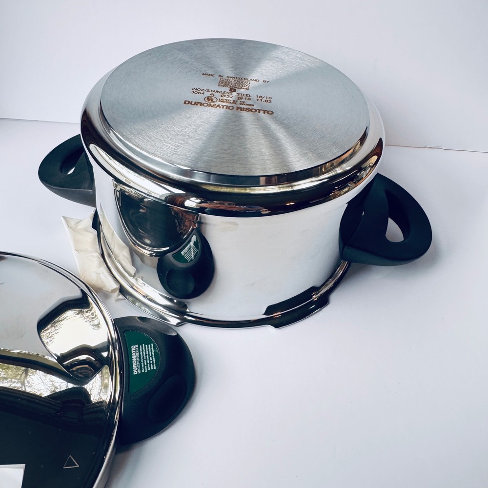 Kuhn Rikon Duromatic Risotto Cooker Swiss Stainless Steel Pressure Cooker NIB - Picture 10 of 16